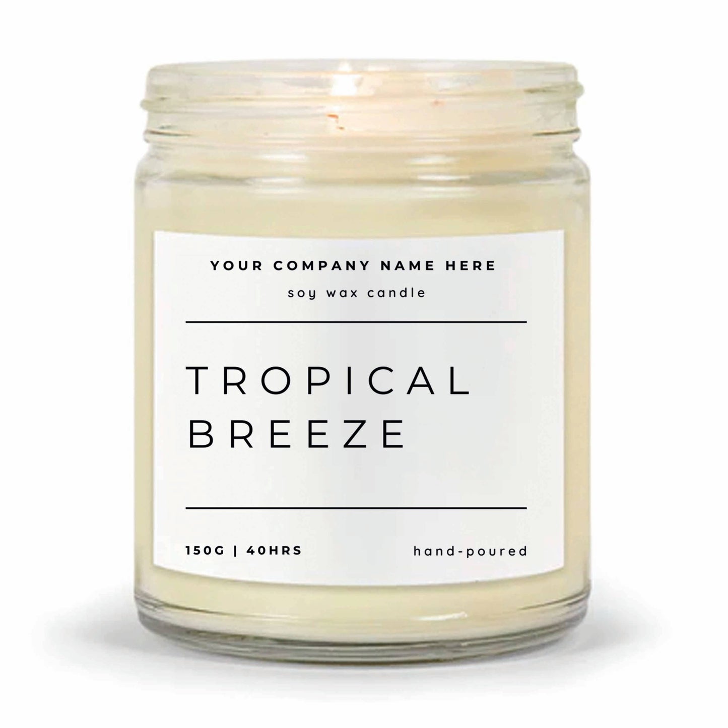 Divine Feminine Pathways Soy Candle | Clear Jar: Sage & Sea Salt / 110ml