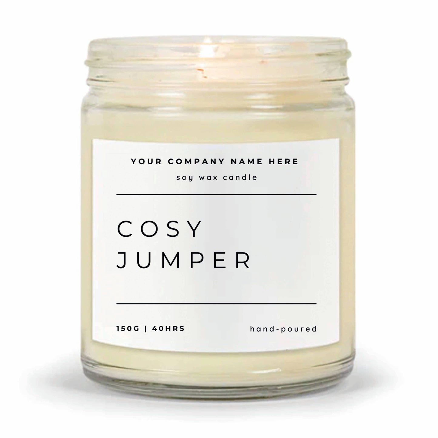 Divine Feminine Pathways Soy Candle | Clear Jar: Sage & Sea Salt / 110ml