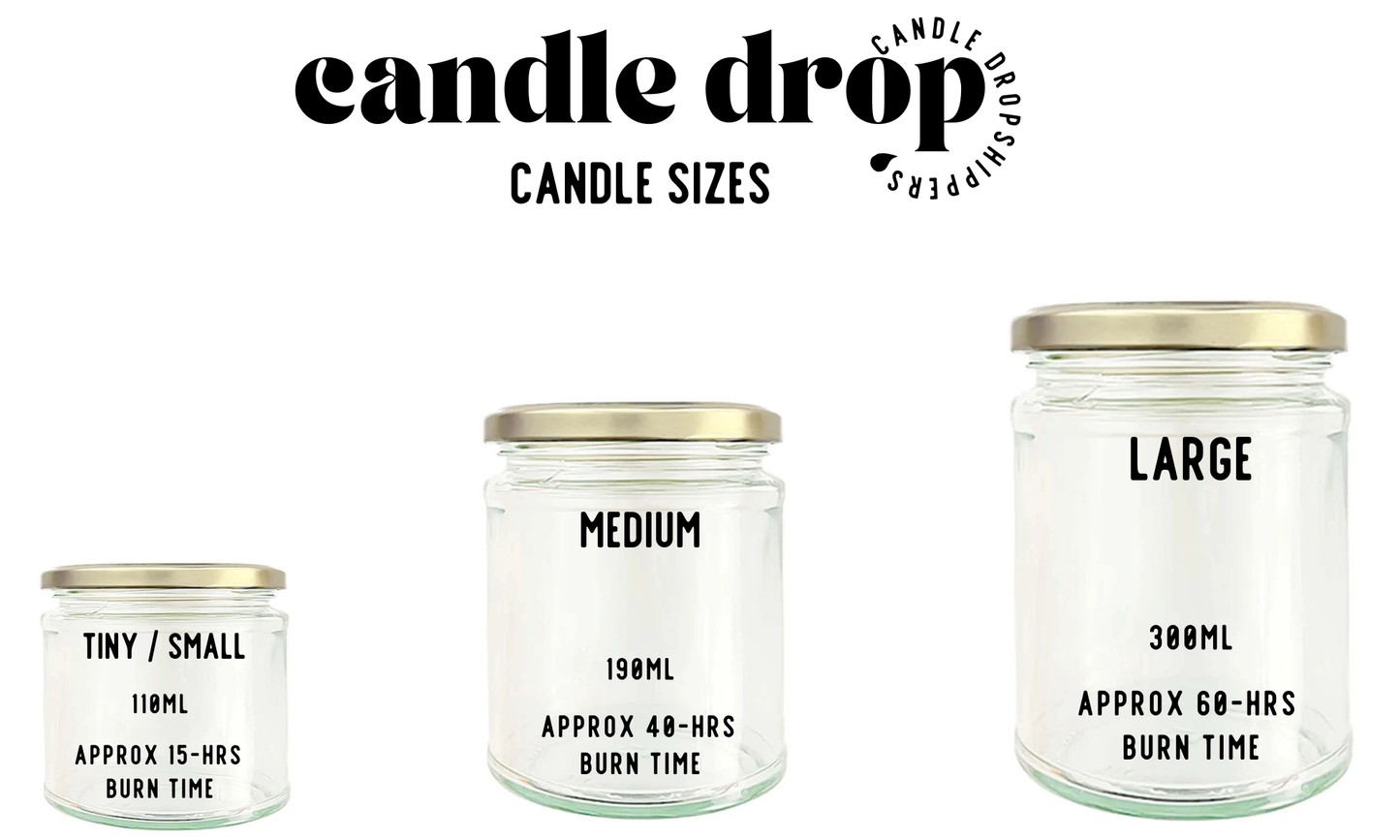Divine Feminine Pathways Soy Candle | Clear Jar: Sage & Sea Salt / 110ml